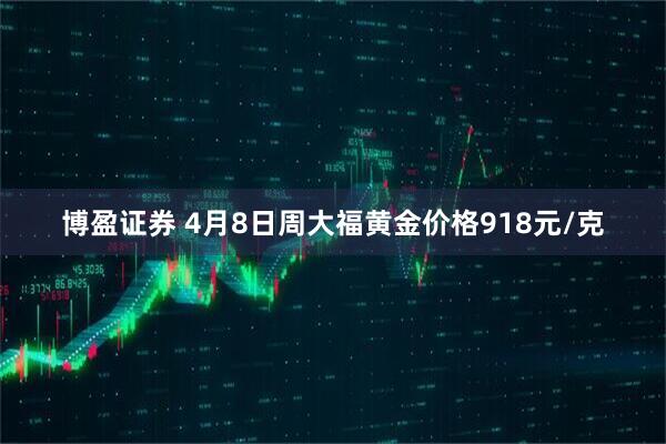 博盈证券 4月8日周大福黄金价格918元/克