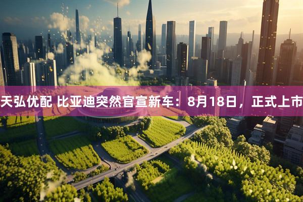 天弘优配 比亚迪突然官宣新车：8月18日，正式上市